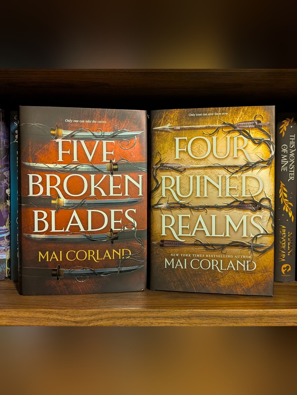 "Five Broken Blades" & "Four Ruined Realms" By Mai Corland